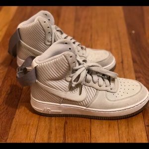 White A1 Nike high  top sneaker